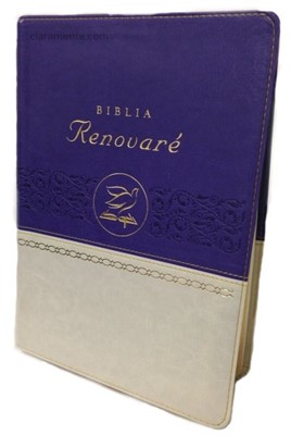 Biblia RVR Renovaré (Dos Tonos Violeta/Beige) [Biblia]