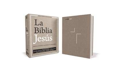 NVI La Biblia Jesús (Tapa dura, tela gris)