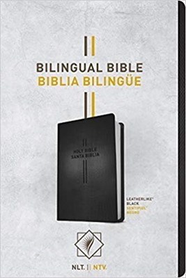 NTL/NTV Biblia Bilingüe (Imitación Piel Negra)