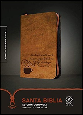 NTV Biblia Edición Compacta (Sentipiel, Café, Zíper)