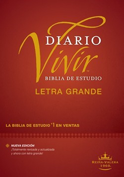 RVR 1960 Biblia de Estudio Diario Vivir Letra Grande (Tapa Dura)