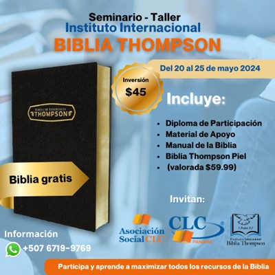 Seminario Virtual Biblia Thompson (Taller Virtual)