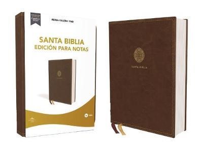 RVR60 Biblia Edición Para Notas (Imitación Piel Cafe, Letra Roja)