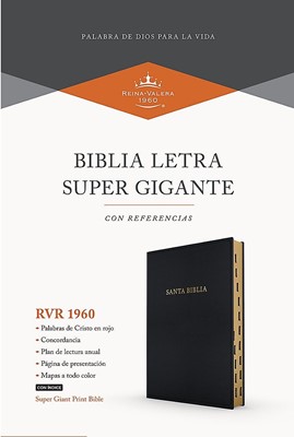 RVR 1960 Biblia Letra Súper Gigante (Rústica)