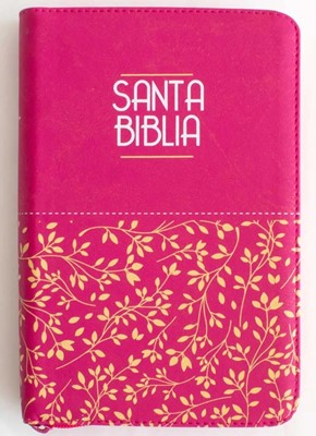 RVR 1960 Biblia de Letra Grande (Imitación Piel, color fucsia)