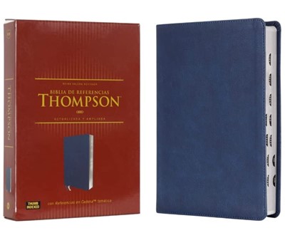 Biblia De Referencia Thompson Azul Añil (Simipiel) [Biblia]