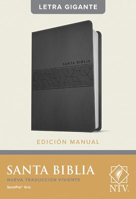 NTV Biblia Edición Manual Letra Gigante (Imitación piel, Gris/SentiPiel)