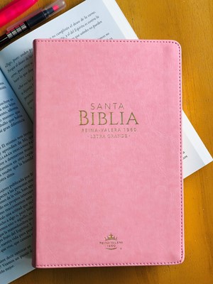 RVR Biblia Colección Clásica Rosa Letra Grande