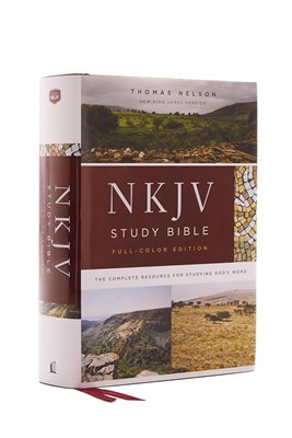 NKJV Study Bible (Hardcover, Burgundy)