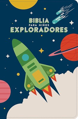 RVR 1960 Biblia Para Niños Exploradores (Símil Piel, Azul Cosmic)