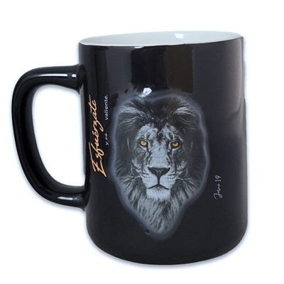 Taza Esfuérzate y Sé Valiente (Cerámica)