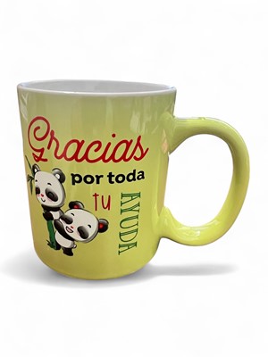 Taza Gracias por toda tu Ayuda (Cerámica)