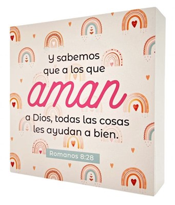 Cuadro de Sobremesa Y sabemos que (Madera)