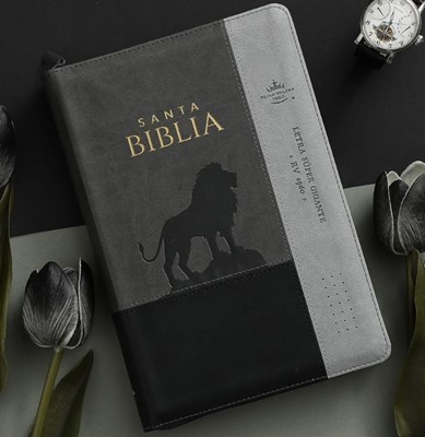 RVR 1960 Biblia Abba Inspiración León (Imitación Piel)