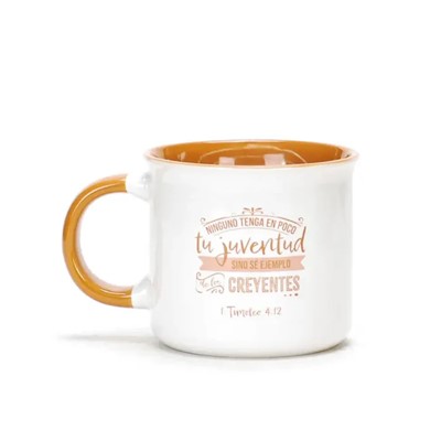 Taza Abba Ninguno tenga en poco su Juventud (Cerámica)