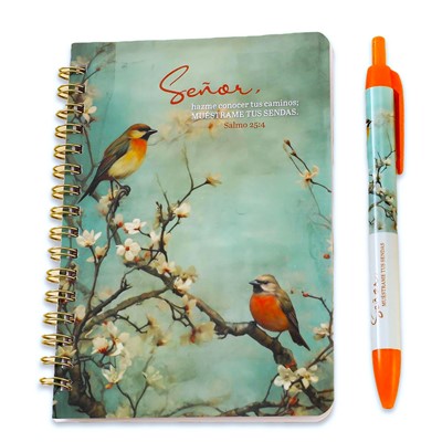 Pack Libreta Anillada con Bolígrafo Señor Hazme Conocer tus Caminos (Rústica)
