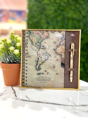 Libreta ABBA con Bolígrafo La Senda de la Vida (Tapa Dura, Argollada)