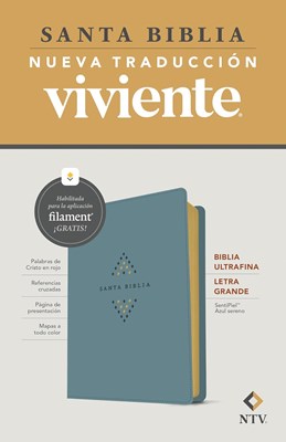 NTV Biblia Ultrafina Letra Grande (SentiPiel Turquesa )