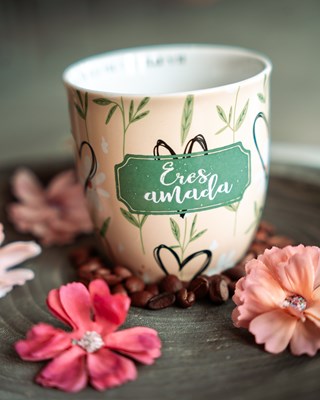 Eres amada | Tazas Alegría (Cerámica)