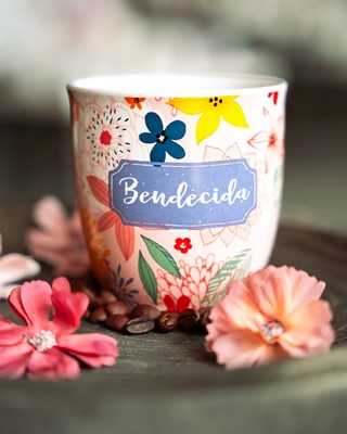 Bendecida | Tazas Alegría (Cerámica)