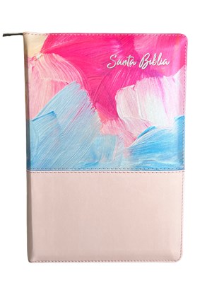 RVR 1960 Biblia Letra Gigante Zíper (Símil, Índice, Zíper, Multicolor)