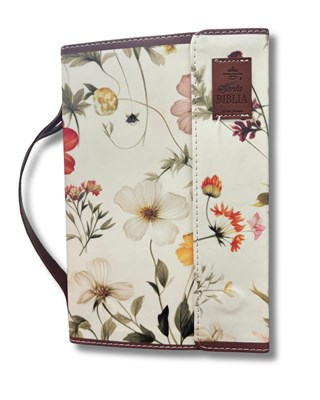 RVR 1960 Biblia Exquisita Flores Otoñales (Imitación piel, flores otoñales, con broche)