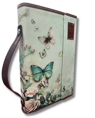 RVR 1960 Biblia Exquisita Mariposas en Primavera (Imitación piel, mariposas en primavera, con broche)