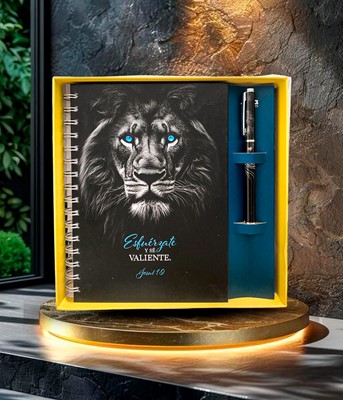 Libreta y Bolígrafo Esfuérzate (Espiral con Tapa Dura)