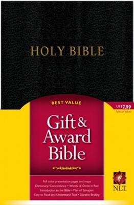 Bible - NLT Gift Award Imit Black (Rústica)