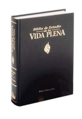 RVR 1960 Biblia de Estudio Vida Plena (Imitación Piel Negro)