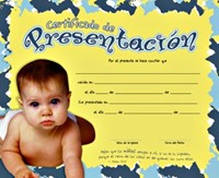 Certificado de Presentación de Niños (Rústico)