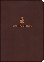 NVI Biblia Compacta Letra Grande (Piel fabricada Marrón Con Indice)