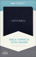 NVI Biblia Compacta Letra Grande (Piel fabricada Negro)