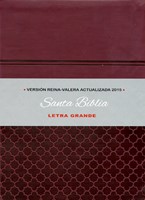 RVA Biblia Piel Europea Letra Grande (Imitación Piel Dos Tono)