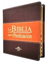 RVR 1960 SBU Biblia Para la Predicación de Letra Grande Con Índice (Imitación piel duotone, índice, canto dorado)