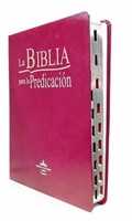 RVR 1960 Biblia De La Predicación Letra Grande (Imitación Piel, púrpura)