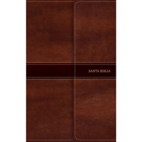 NVI Biblia Ultrafina (Símil piel, marrón, Índice)