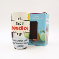 Taza Dios Te Bendice (cerámica)