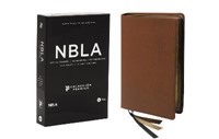 NBLA Biblia Ultrafina Colección Premier Letra Grande (Piel De Cabra Marrón)