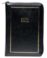 RVR 1960 Biblia Manual Letra Gigante (Imitación Piel, Negro, zíper, índice)