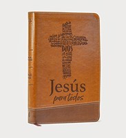 RVR 1960 Biblia de Promesas Jesús para Todos (Imitación de cuero, color café)