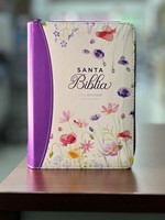 RVR 1960 Biblia Letra Grande Primaveral Zíper (Imitación piel, zíper,)