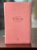 RVR 1960 Biblia Clásica Letra Grande (Imitación piel, rosado)