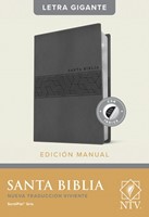 NTV Biblia Edición Manual Letra Gigante (Imitación Piel, gris)