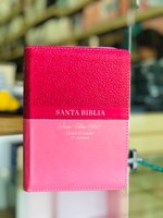 RVR 1960 Biblia Floral Rosa (Imitación piel de alta calidad, Rosa, Índice)