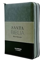 RVR 1960 Biblia Tricolor Letra Grande (Imitación Piel, Zíper, Índice, Tricolor)