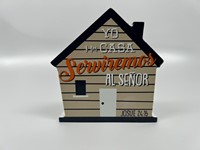 Casita: Yo y Mi Casa Serviremos al Señor (Madera)