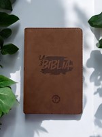 TLA La Biblia Éxito en Todo lo que Hagas (Imitación Piel, Café oscuro, Zíper)