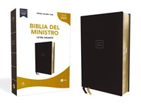 RVR 1960 Biblia del Ministro Letra Gigante (Símil Piel, Interior a dos tonos, Negro)