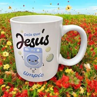 Taza Deja que Jesús te Limpie (Cerámicas)